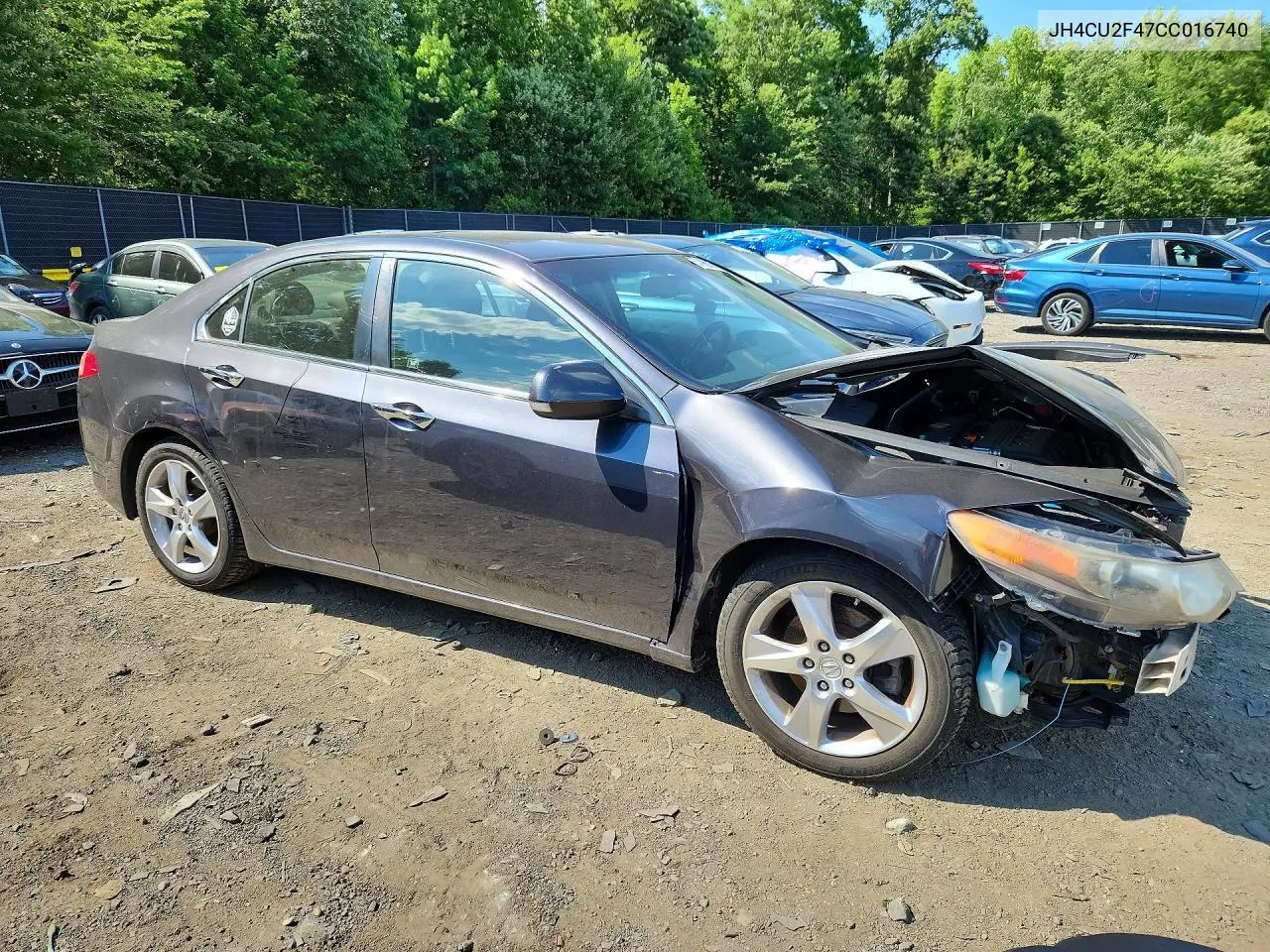 2012 Acura Tsx VIN: JH4CU2F47CC016740 Lot: 57496916