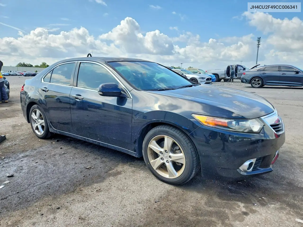 2012 Acura Tsx VIN: JH4CU2F49CC006341 Lot: 58121526