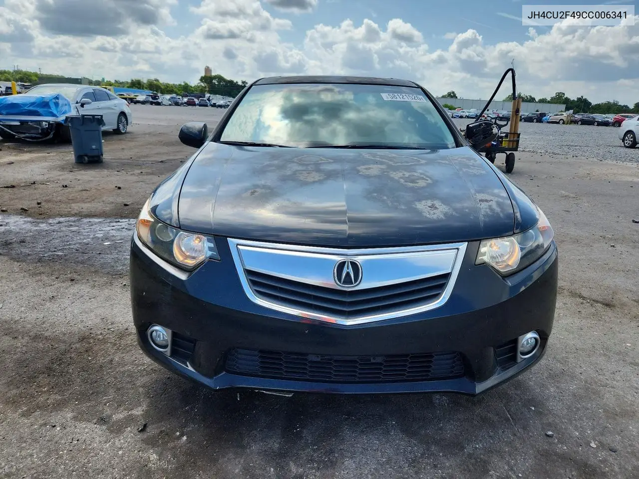 2012 Acura Tsx VIN: JH4CU2F49CC006341 Lot: 58121526