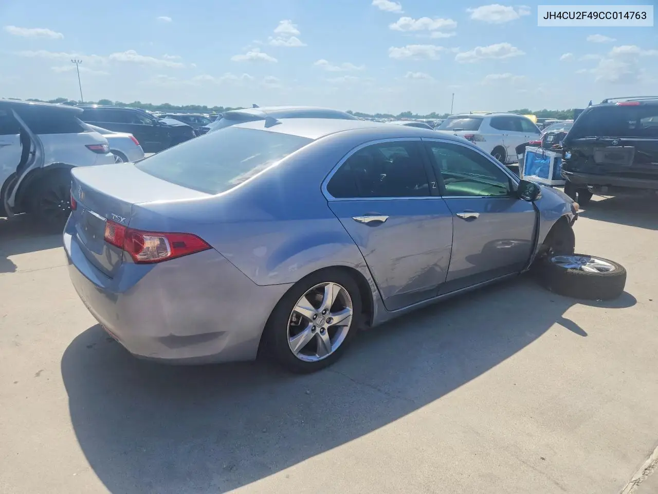 2012 Acura Tsx VIN: JH4CU2F49CC014763 Lot: 58850296