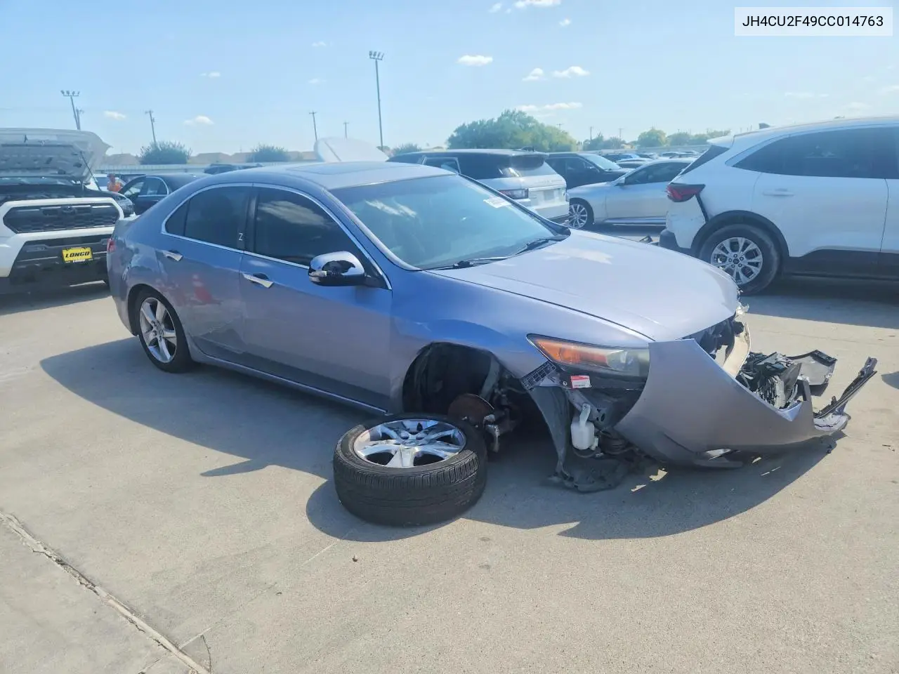 2012 Acura Tsx VIN: JH4CU2F49CC014763 Lot: 58850296