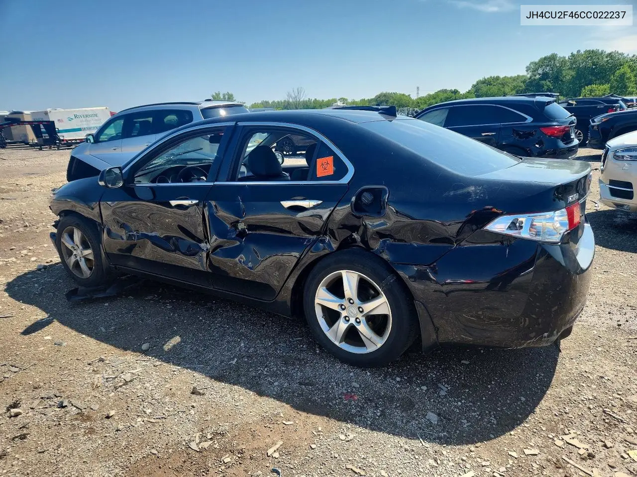 2012 Acura Tsx VIN: JH4CU2F46CC022237 Lot: 59279836