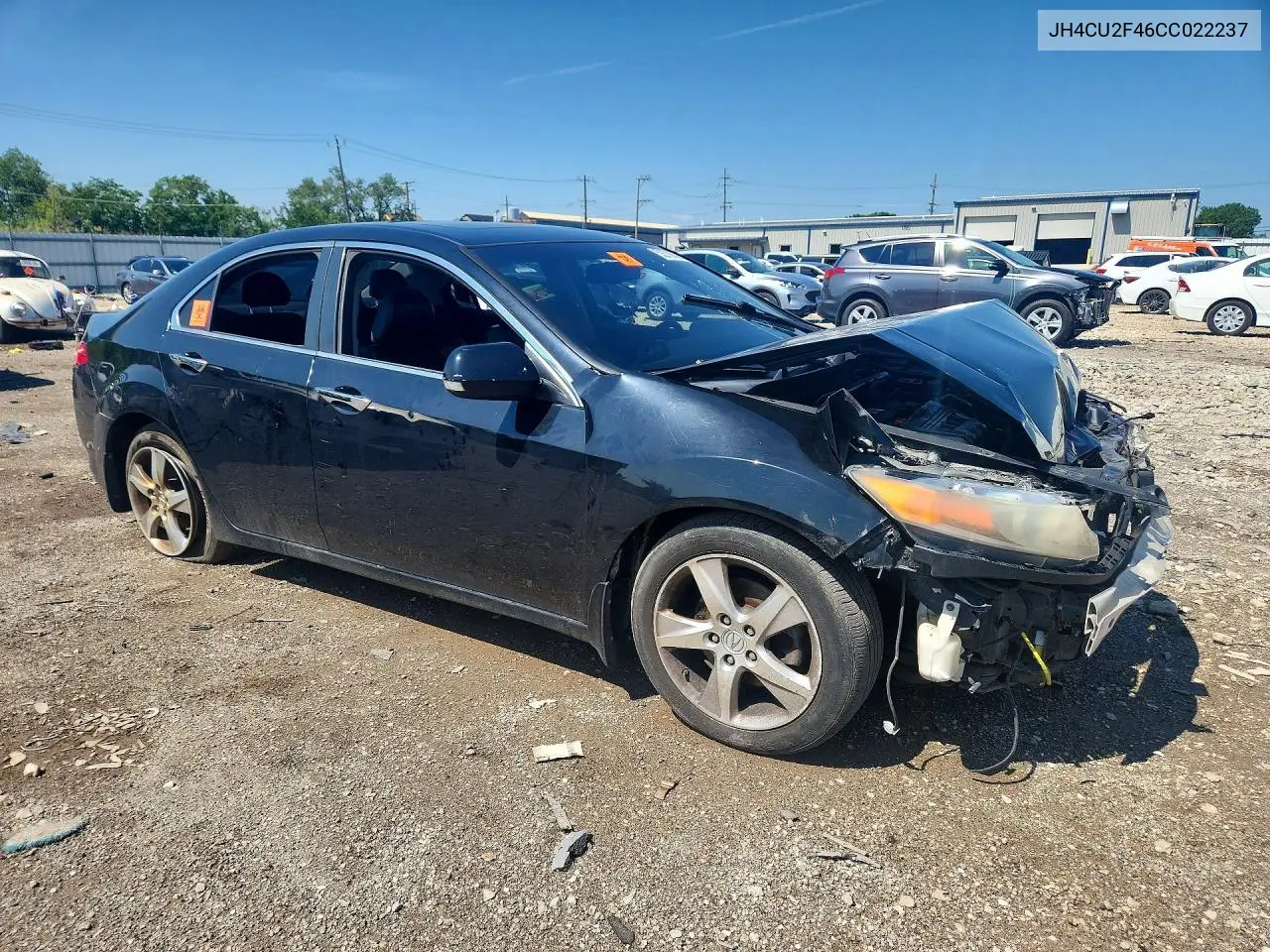 2012 Acura Tsx VIN: JH4CU2F46CC022237 Lot: 59279836