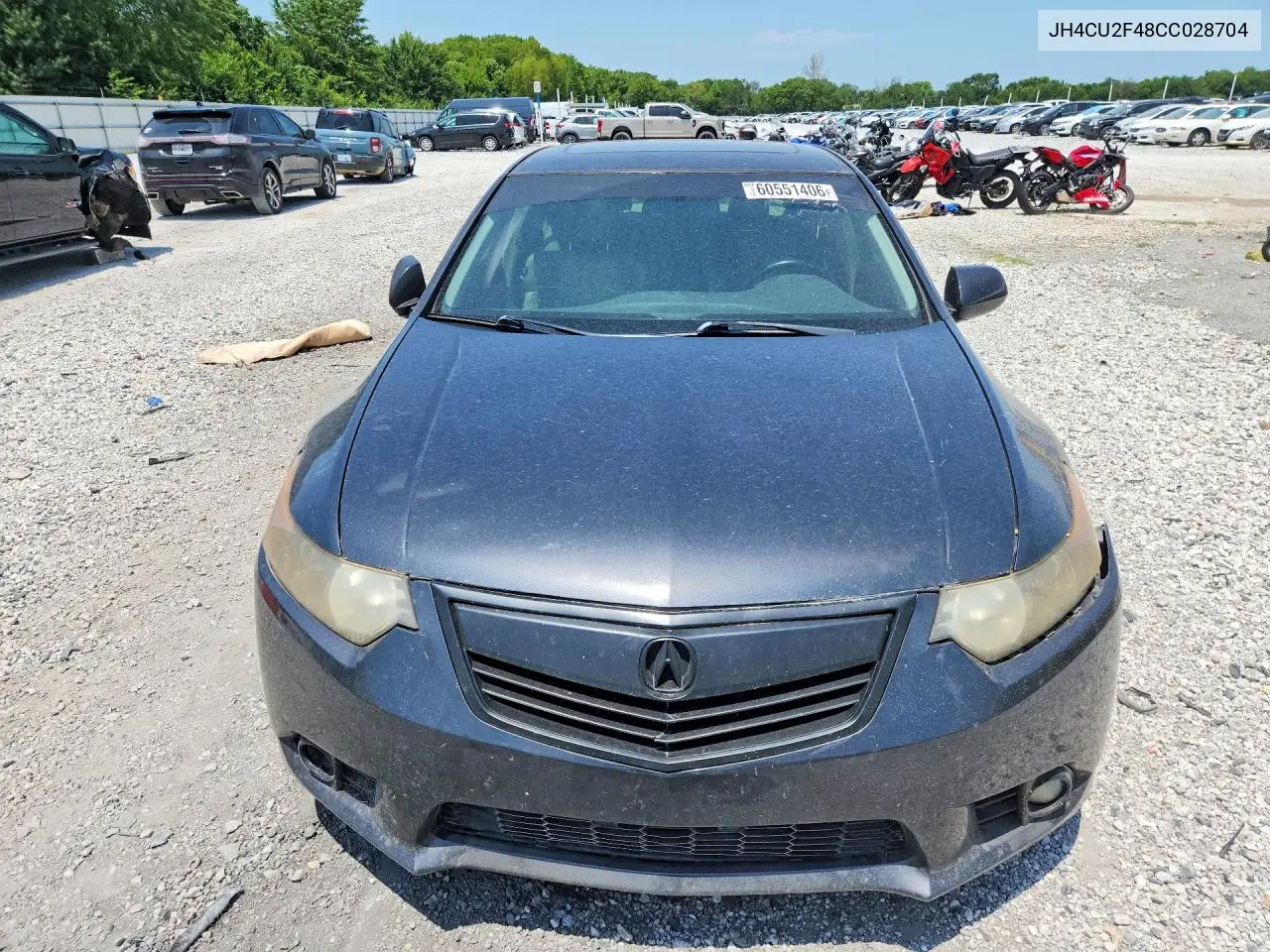 2012 Acura Tsx VIN: JH4CU2F48CC028704 Lot: 60551406