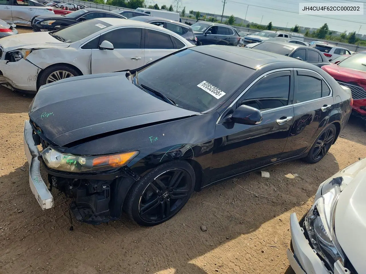 2012 Acura Tsx Tech VIN: JH4CU4F62CC000202 Lot: 60852056