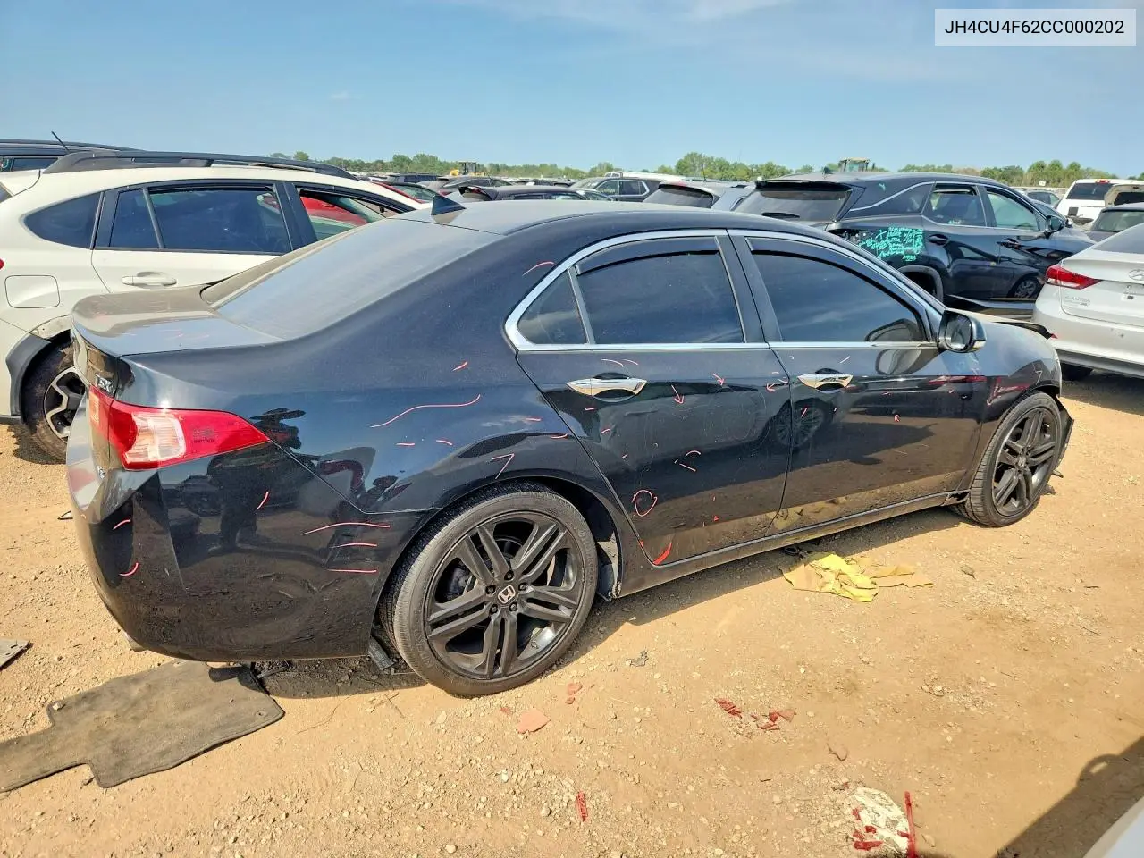 2012 Acura Tsx Tech VIN: JH4CU4F62CC000202 Lot: 60852056