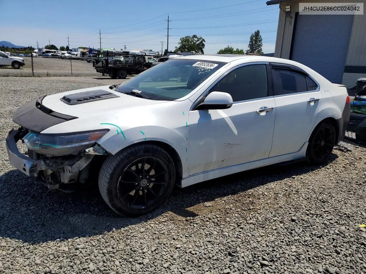 2012 Acura Tsx Se VIN: JH4CU2E86CC024042 Lot: 60852836
