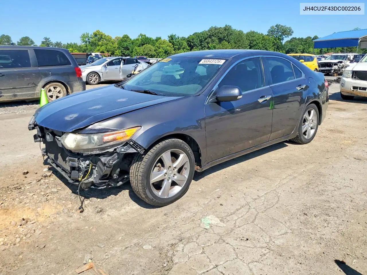 2013 Acura Tsx VIN: JH4CU2F43DC002206 Lot: 56843126