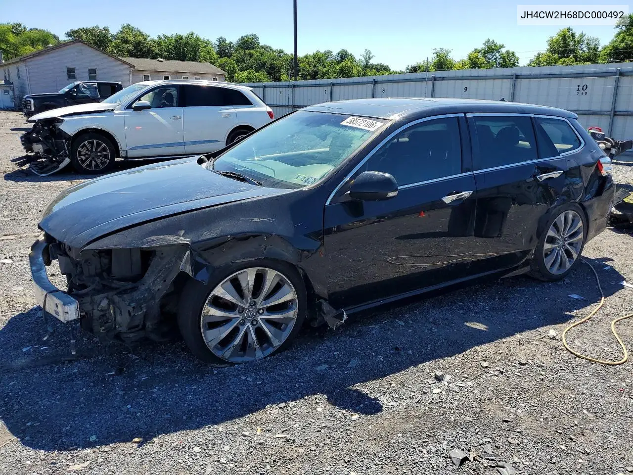 2013 Acura Tsx Tech VIN: JH4CW2H68DC000492 Lot: 58572106