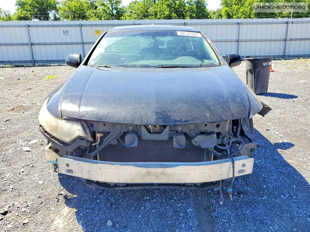 2013 Acura Tsx Tech VIN: JH4CW2H68DC000492 Lot: 58572106