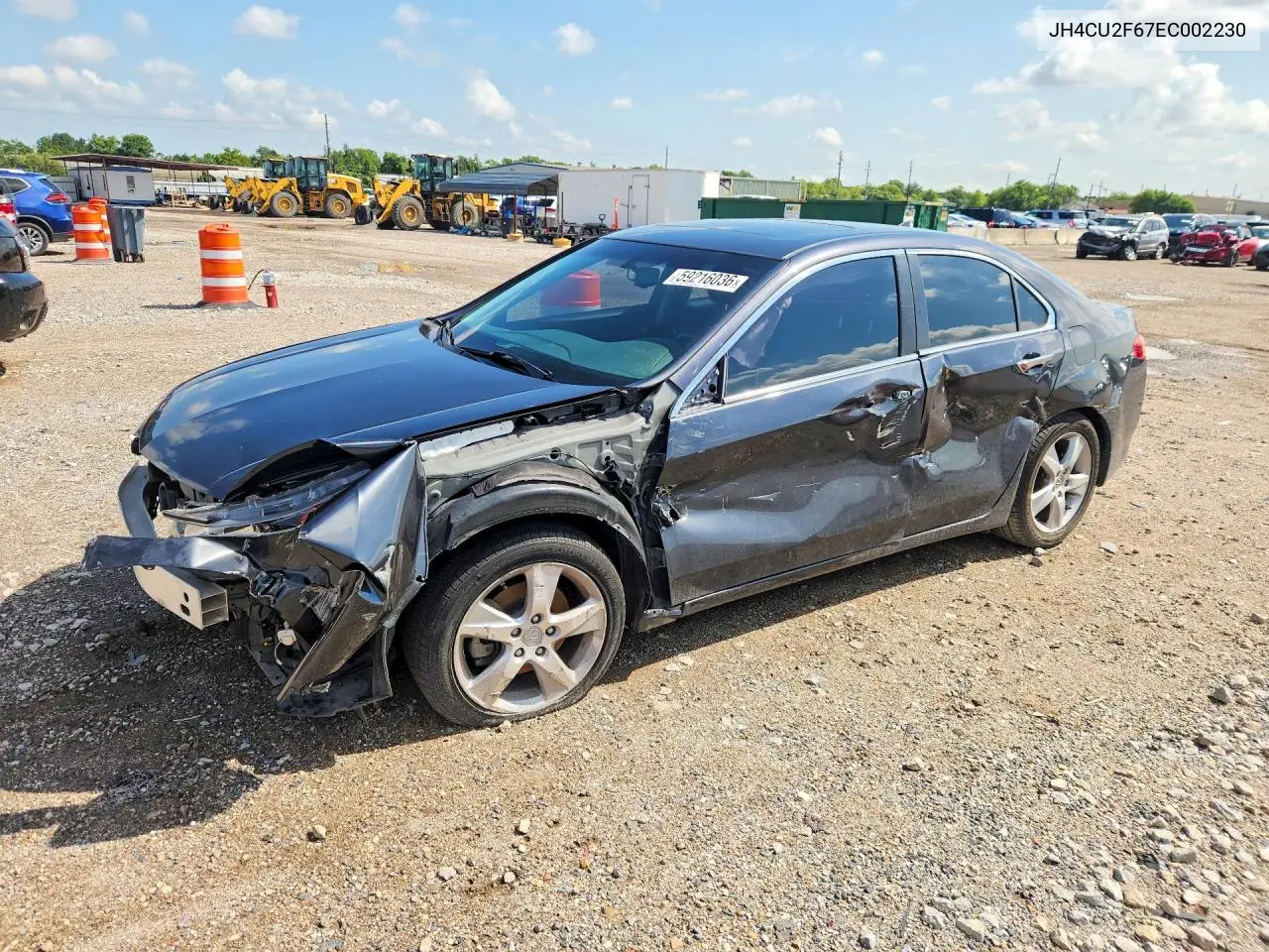 2014 Acura Tsx Tech VIN: JH4CU2F67EC002230 Lot: 59216036