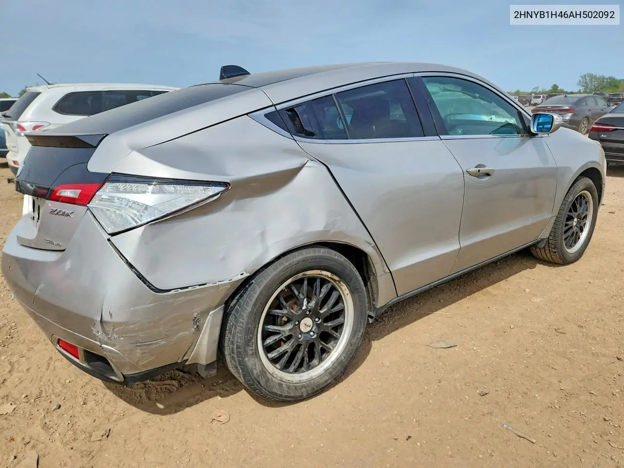 2010 Acura Zdx Technology VIN: 2HNYB1H46AH502092 Lot: 54668716
