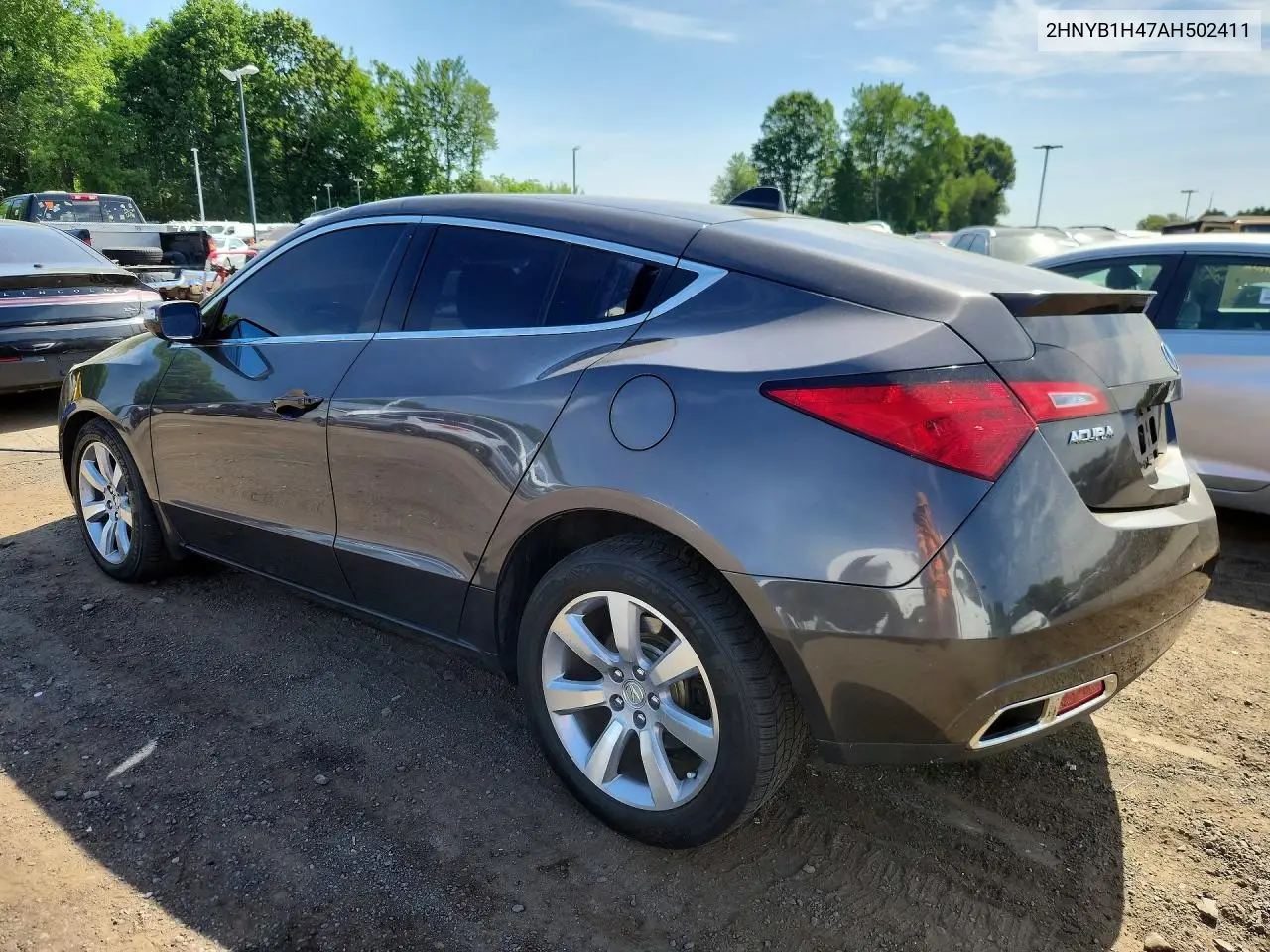 2010 Acura Zdx Technology VIN: 2HNYB1H47AH502411 Lot: 55850966