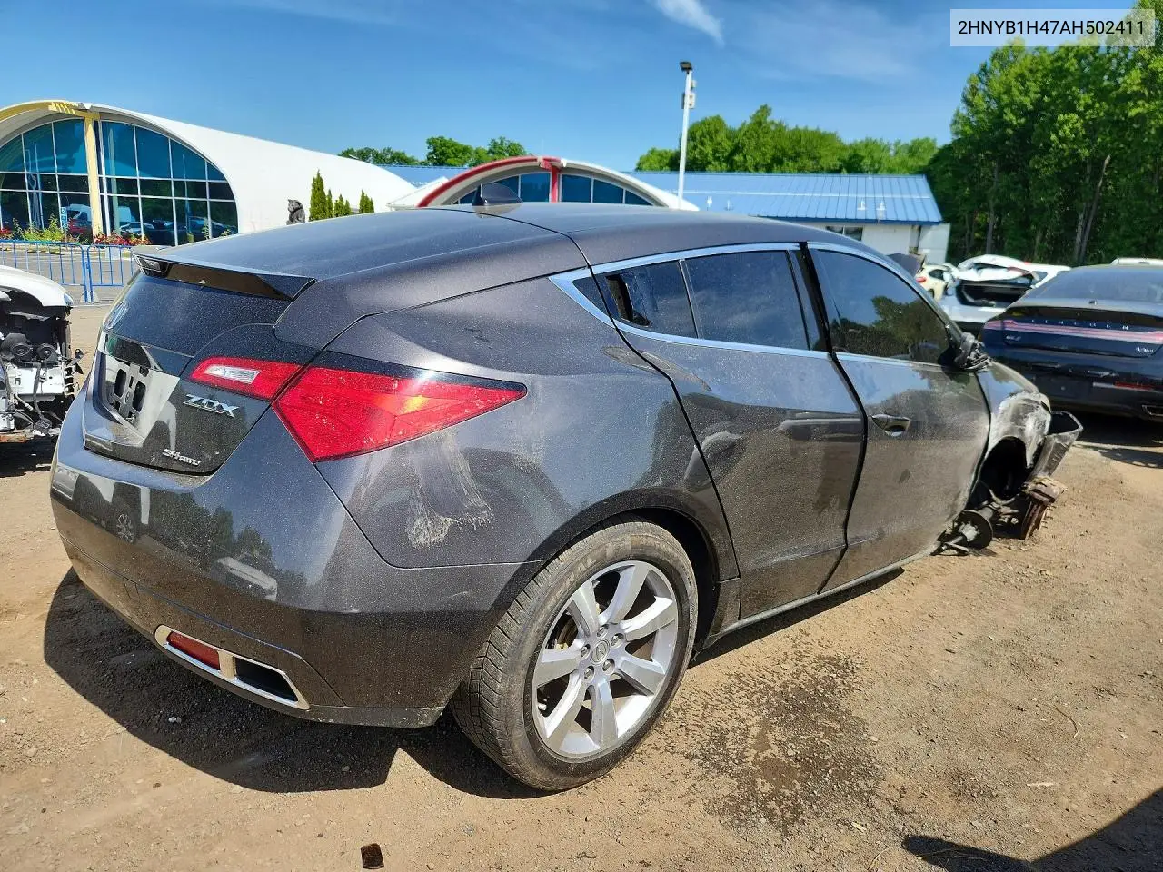 2010 Acura Zdx Technology VIN: 2HNYB1H47AH502411 Lot: 55850966