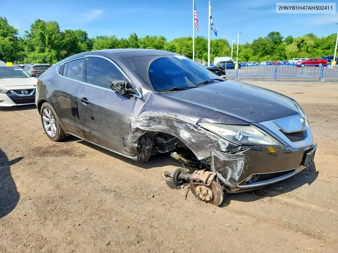 2010 Acura Zdx Technology VIN: 2HNYB1H47AH502411 Lot: 55850966