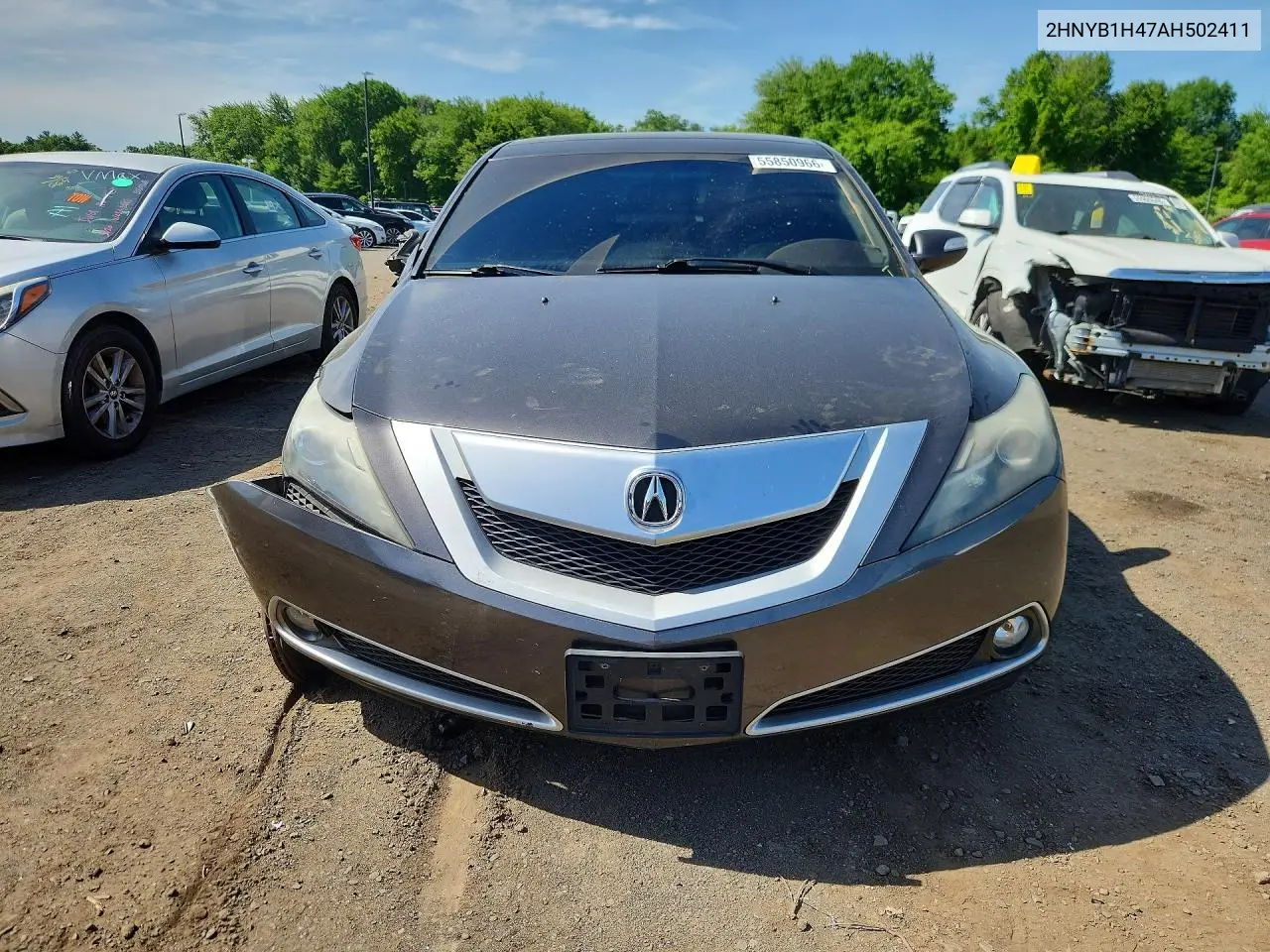 2010 Acura Zdx Technology VIN: 2HNYB1H47AH502411 Lot: 55850966