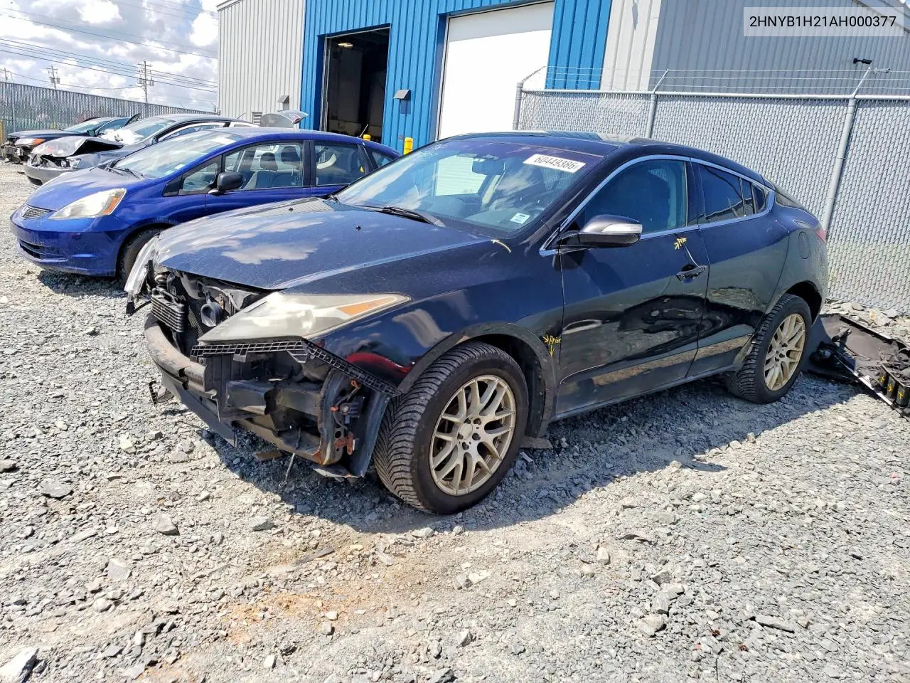 2010 Acura Zdx VIN: 2HNYB1H21AH000377 Lot: 60449386