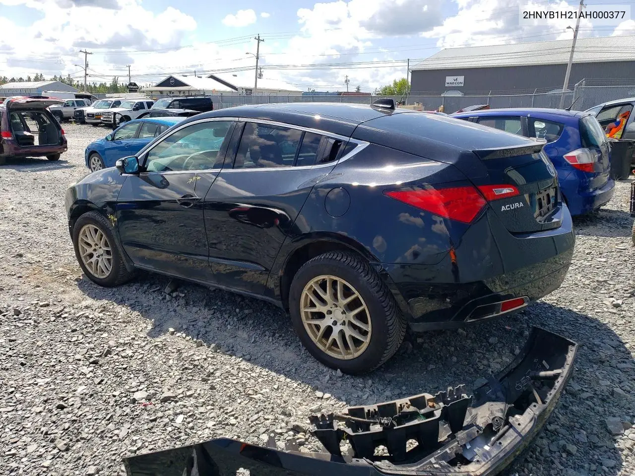 2010 Acura Zdx VIN: 2HNYB1H21AH000377 Lot: 60449386