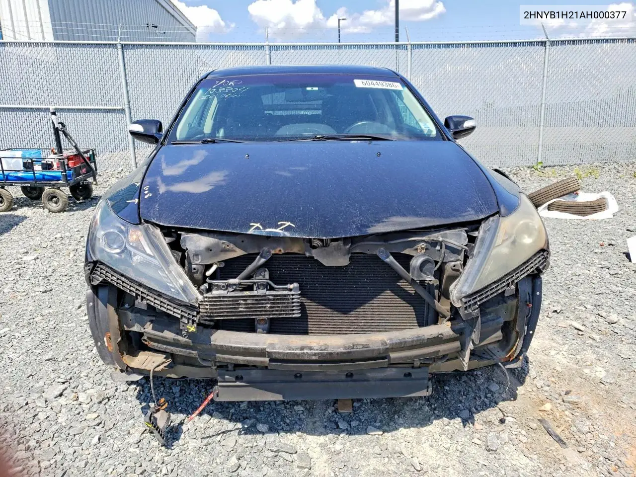 2010 Acura Zdx VIN: 2HNYB1H21AH000377 Lot: 60449386