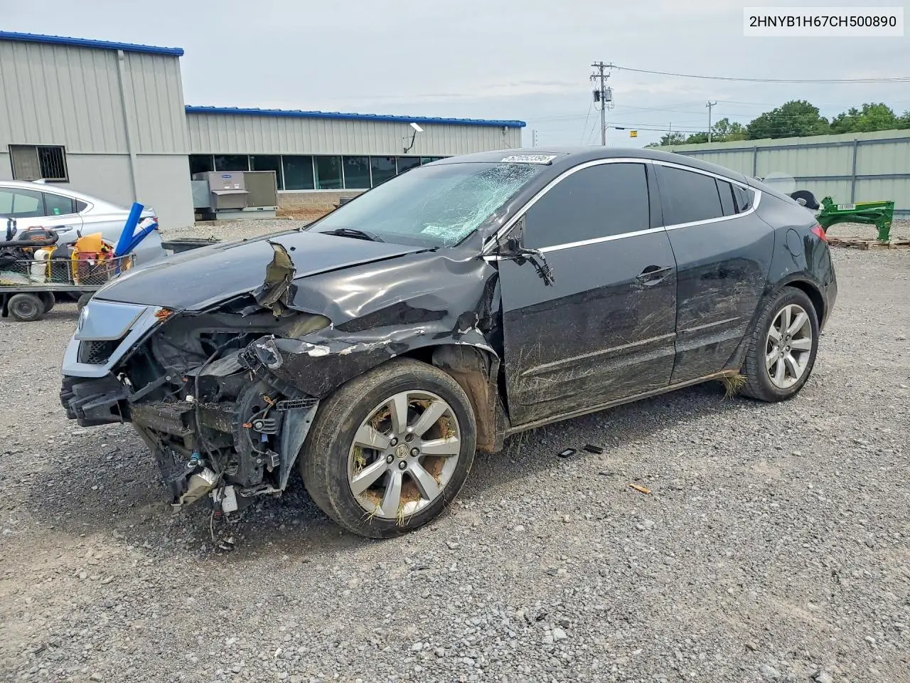 2012 Acura Zdx Advance VIN: 2HNYB1H67CH500890 Lot: 62052396