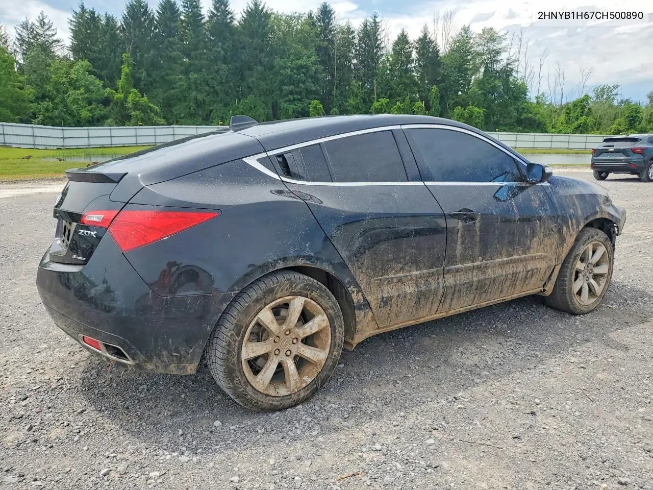 2012 Acura Zdx Advance VIN: 2HNYB1H67CH500890 Lot: 62052396
