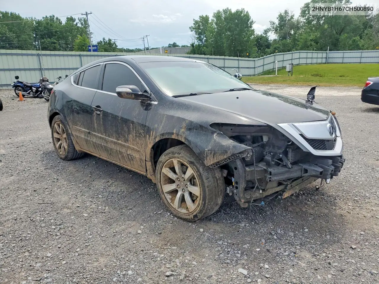 2012 Acura Zdx Advance VIN: 2HNYB1H67CH500890 Lot: 62052396