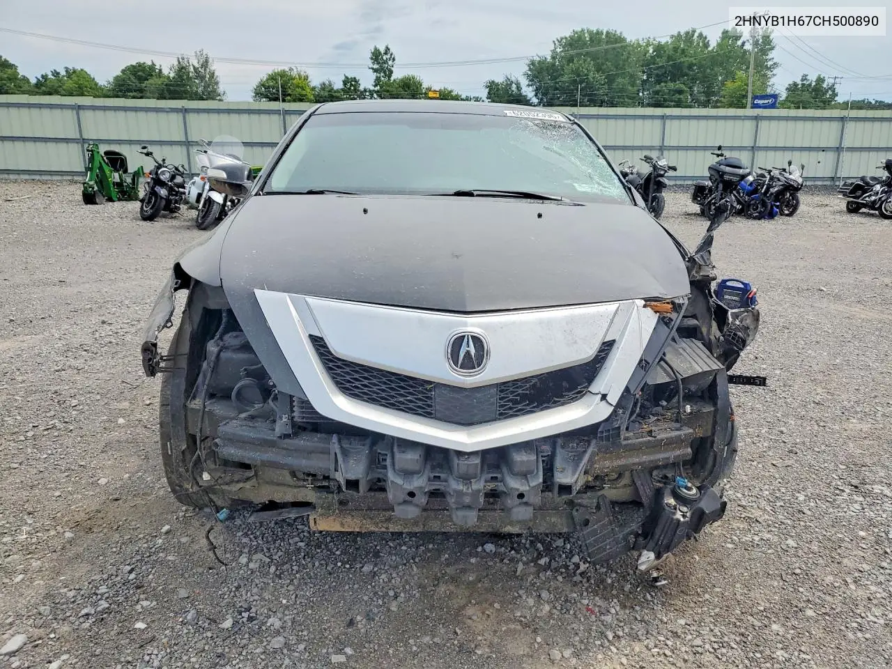 2012 Acura Zdx Advance VIN: 2HNYB1H67CH500890 Lot: 62052396
