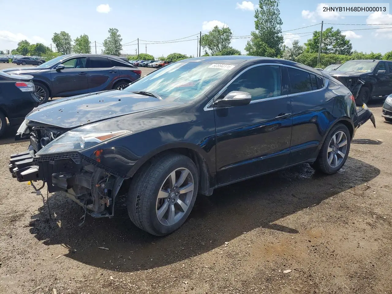 2013 Acura Zdx VIN: 2HNYB1H68DH000013 Lot: 60894116