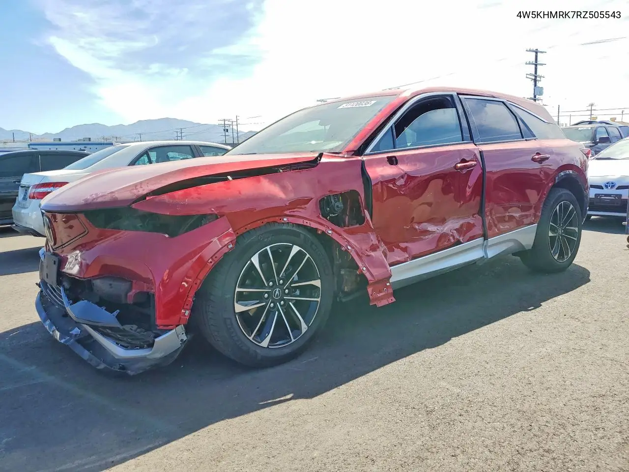 2024 Acura Zdx A-Spec VIN: 4W5KHMRK7RZ505543 Lot: 51120036