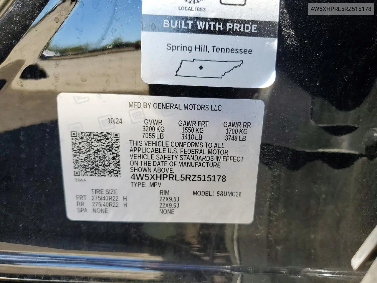 2024 Acura Zdx Type-S VIN: 4W5XHPRL5RZ515178 Lot: 51179226