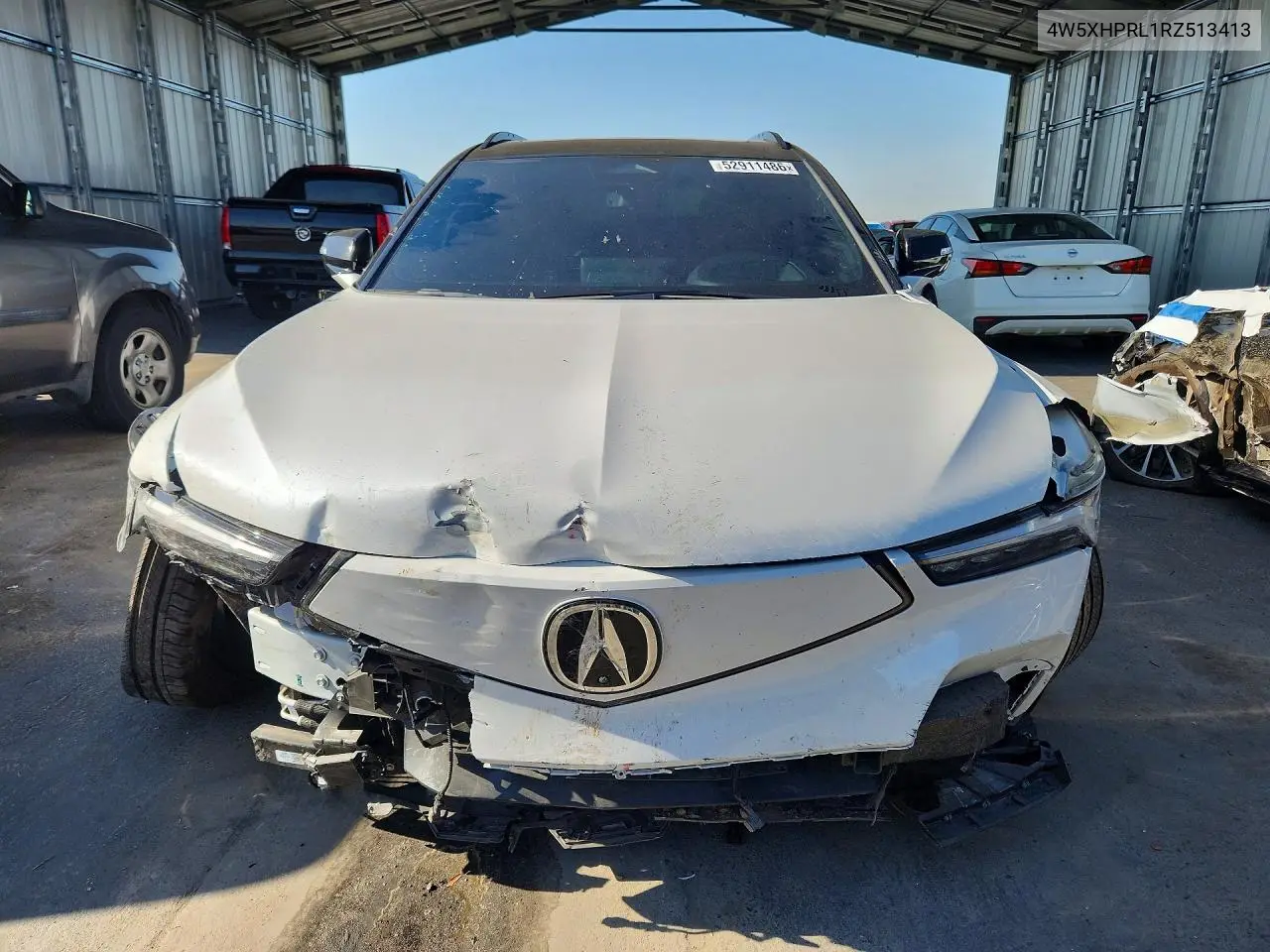 2024 Acura Zdx Type-S VIN: 4W5XHPRL1RZ513413 Lot: 52911486