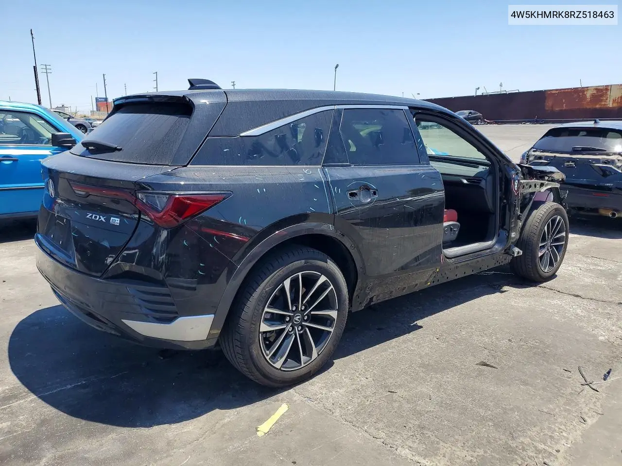 2024 Acur Zdx Ev 4D 2Wd A-Spec VIN: 4W5KHMRK8RZ518463 Lot: 54304806