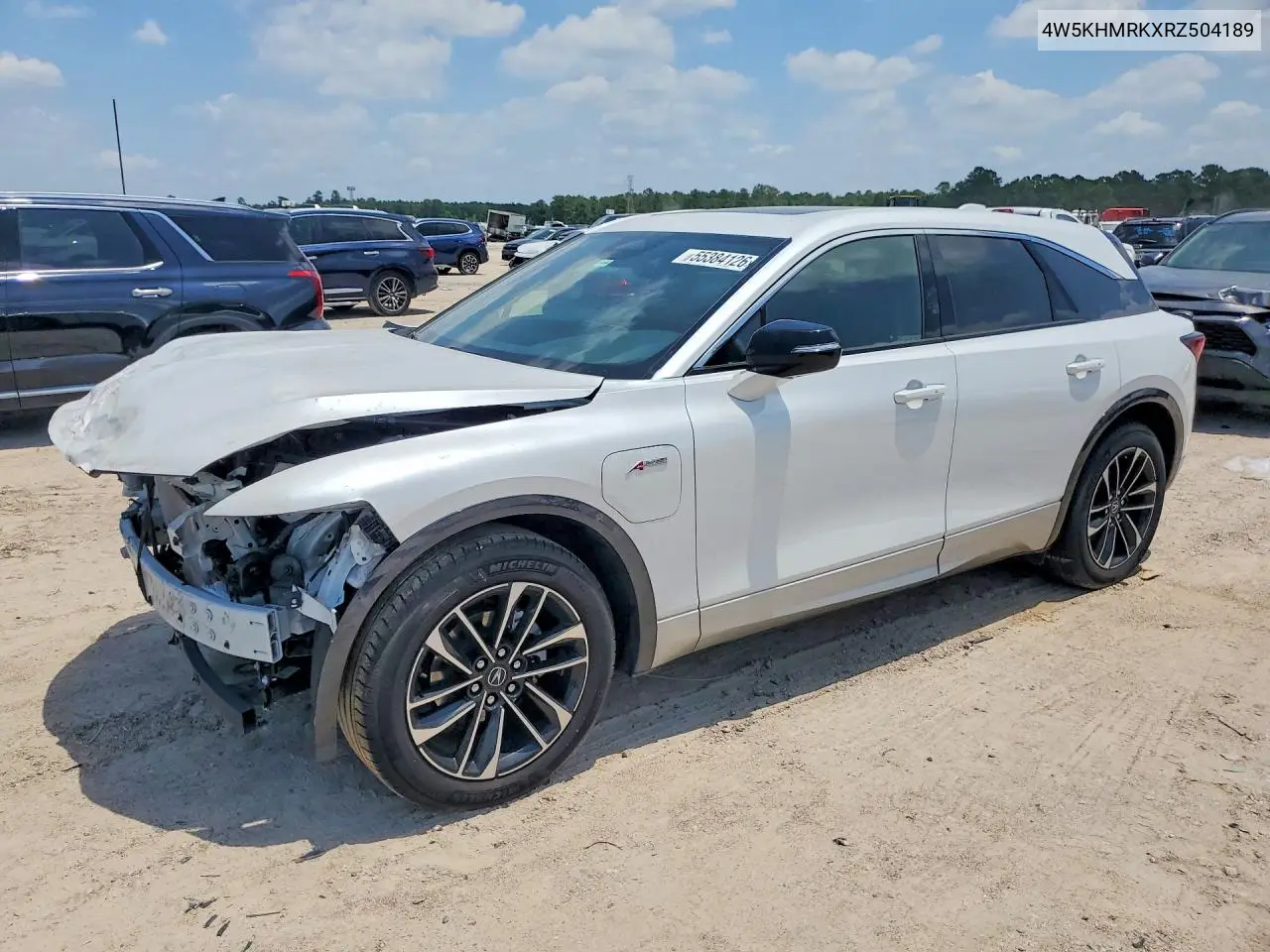 2024 Acura Zdx A-Spec VIN: 4W5KHMRKXRZ504189 Lot: 55384126