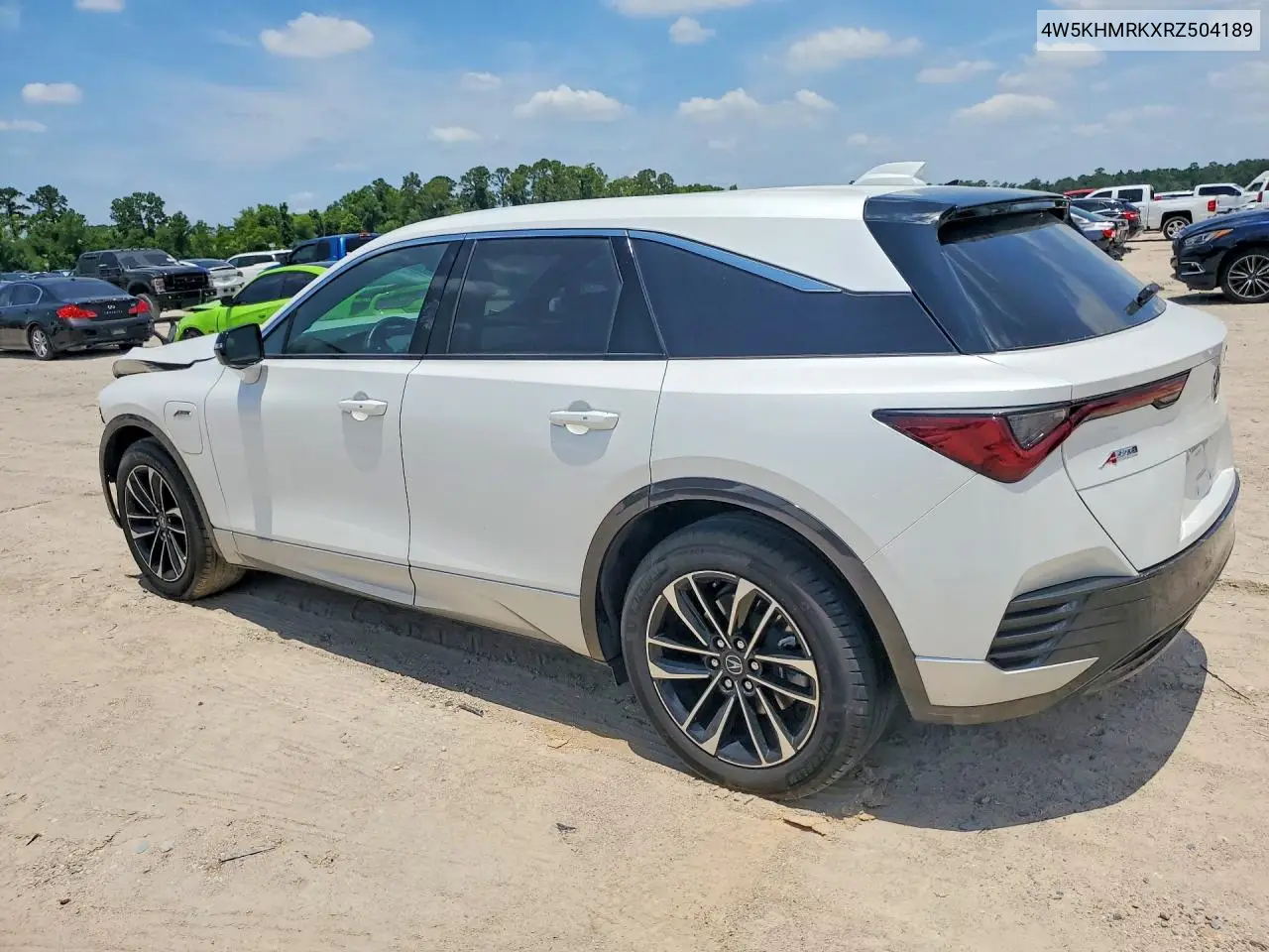 2024 Acura Zdx A-Spec VIN: 4W5KHMRKXRZ504189 Lot: 55384126
