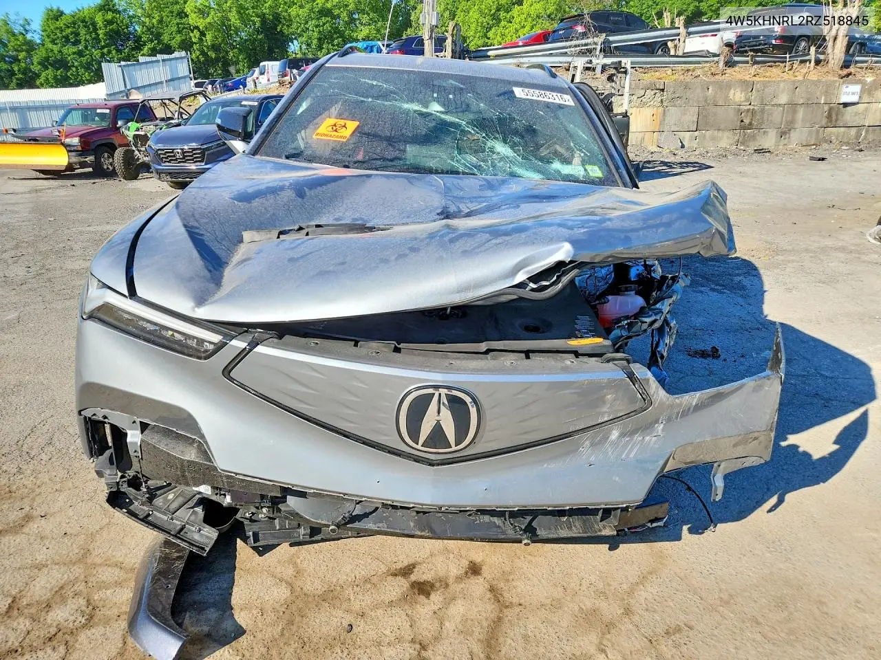 2024 Acura Zdx A-Spec VIN: 4W5KHNRL2RZ518845 Lot: 55586316