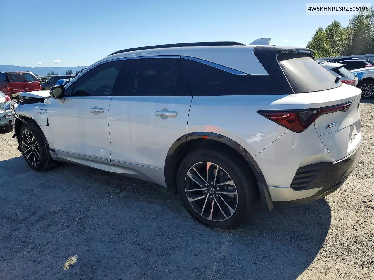 2024 Acura Zdx A-Spec VIN: 4W5KHNRL3RZ505196 Lot: 57390326