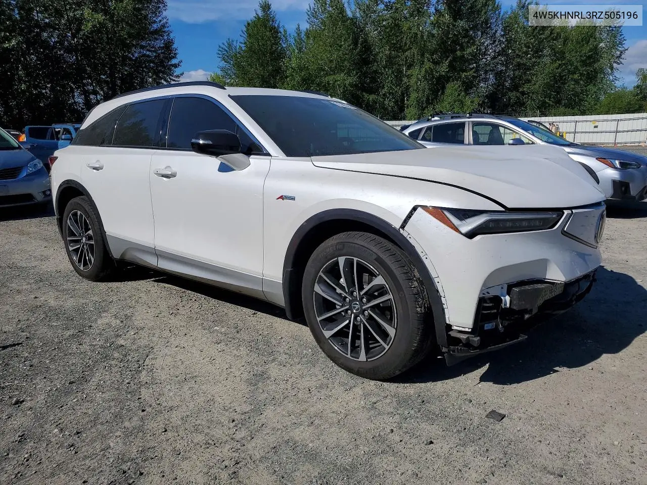 2024 Acura Zdx A-Spec VIN: 4W5KHNRL3RZ505196 Lot: 57390326