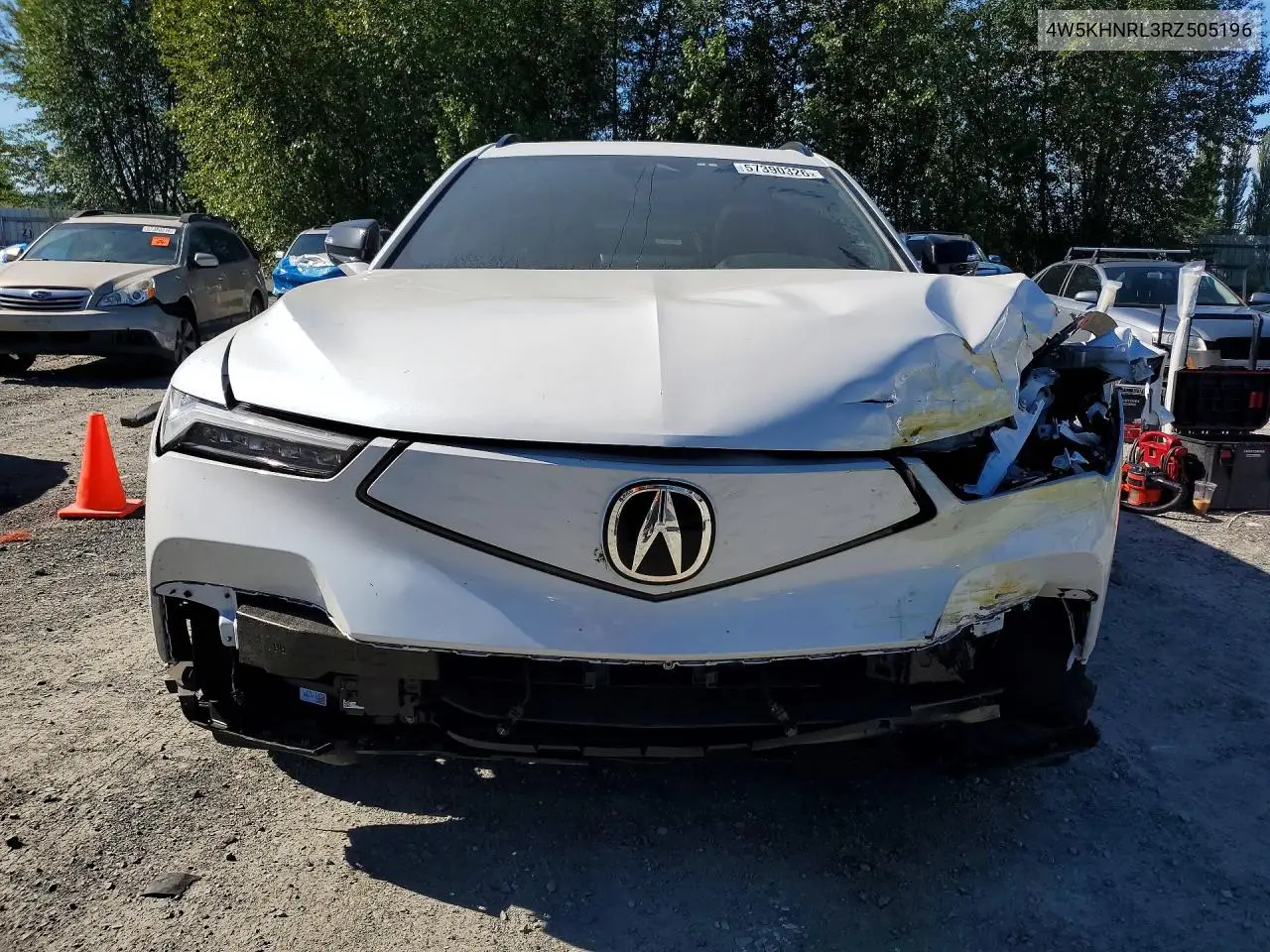 2024 Acura Zdx A-Spec VIN: 4W5KHNRL3RZ505196 Lot: 57390326