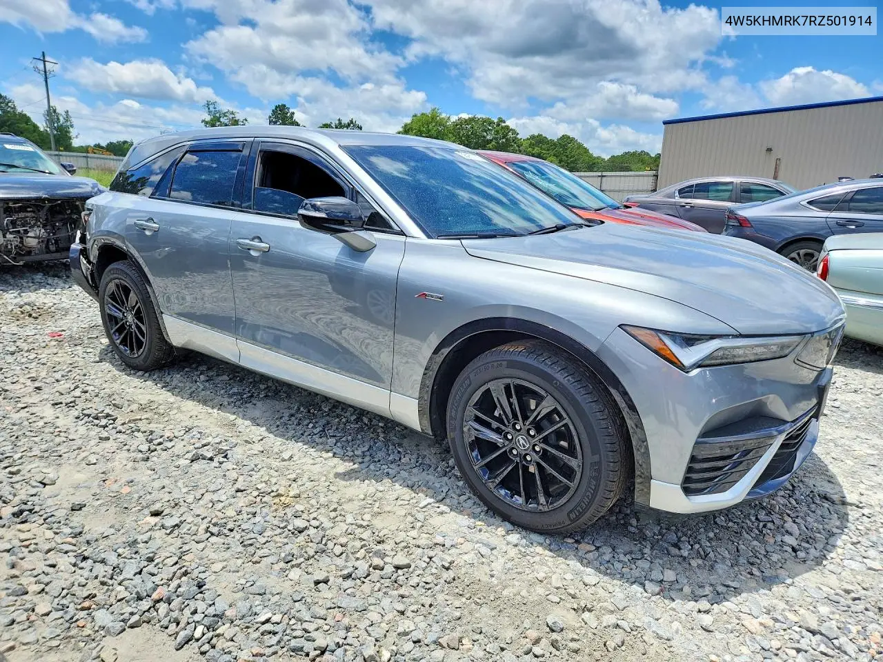 2024 Acura Zdx A-Spec VIN: 4W5KHMRK7RZ501914 Lot: 58451176