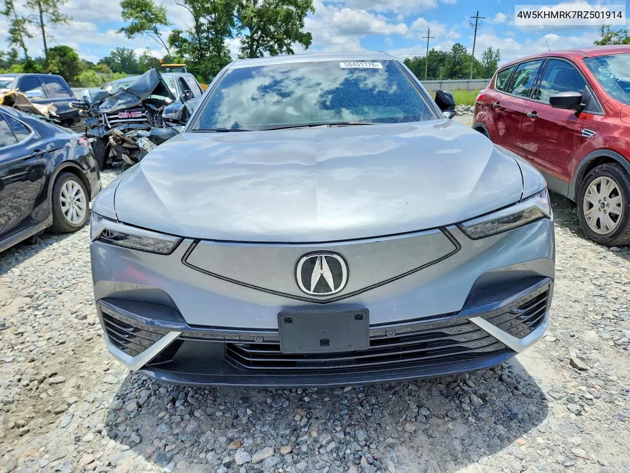 2024 Acura Zdx A-Spec VIN: 4W5KHMRK7RZ501914 Lot: 58451176