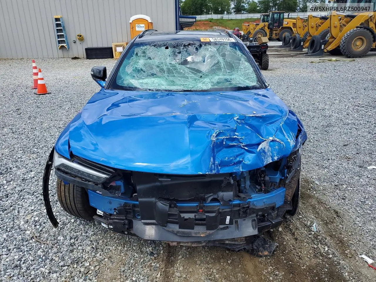 2024 Acura Zdx Type-S VIN: 4W5XHPRL6RZ500947 Lot: 58549156