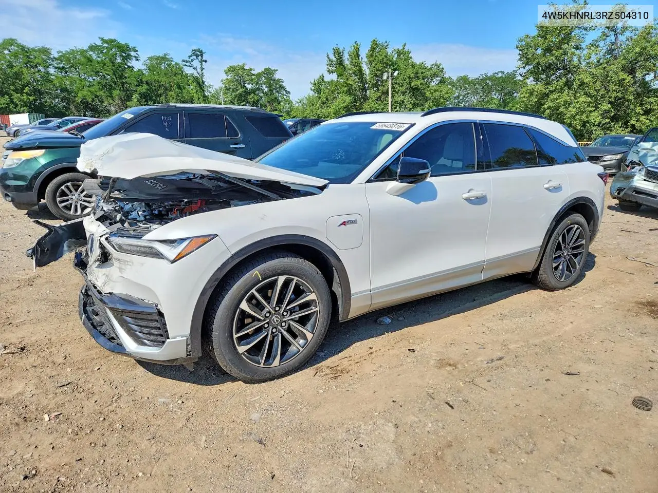 2024 Acura Zdx A-Spec VIN: 4W5KHNRL3RZ504310 Lot: 58649816