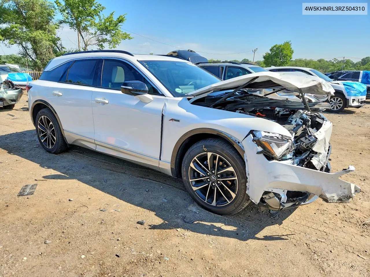 2024 Acura Zdx A-Spec VIN: 4W5KHNRL3RZ504310 Lot: 58649816