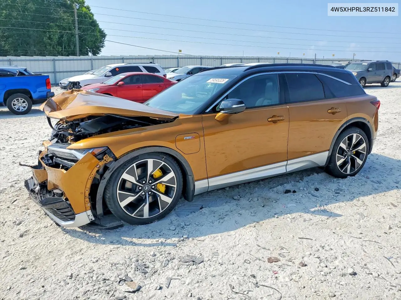2024 Acura Zdx Type-S VIN: 4W5XHPRL3RZ511842 Lot: 59595326