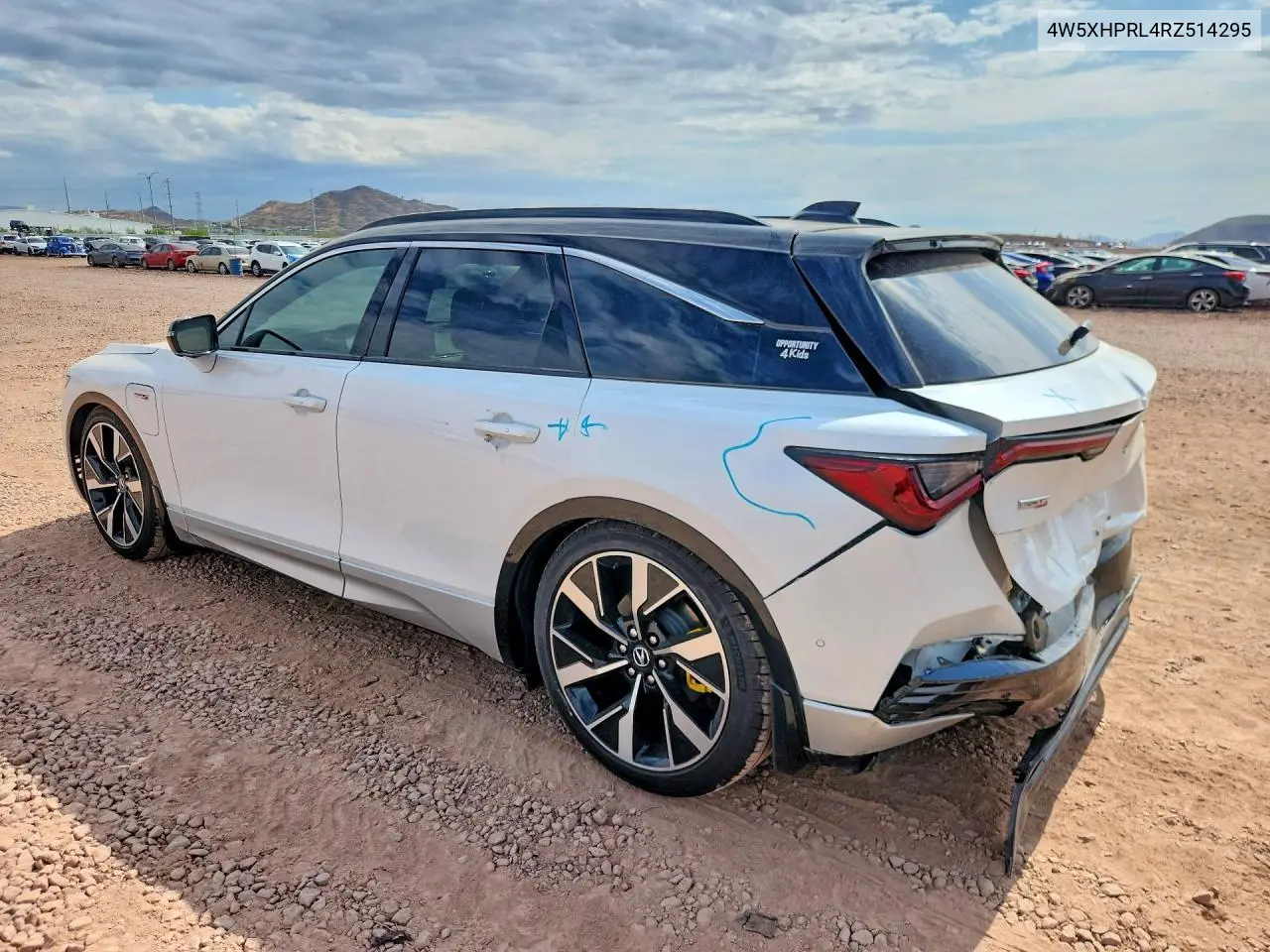 2024 Acura Zdx Type-S VIN: 4W5XHPRL4RZ514295 Lot: 61603716