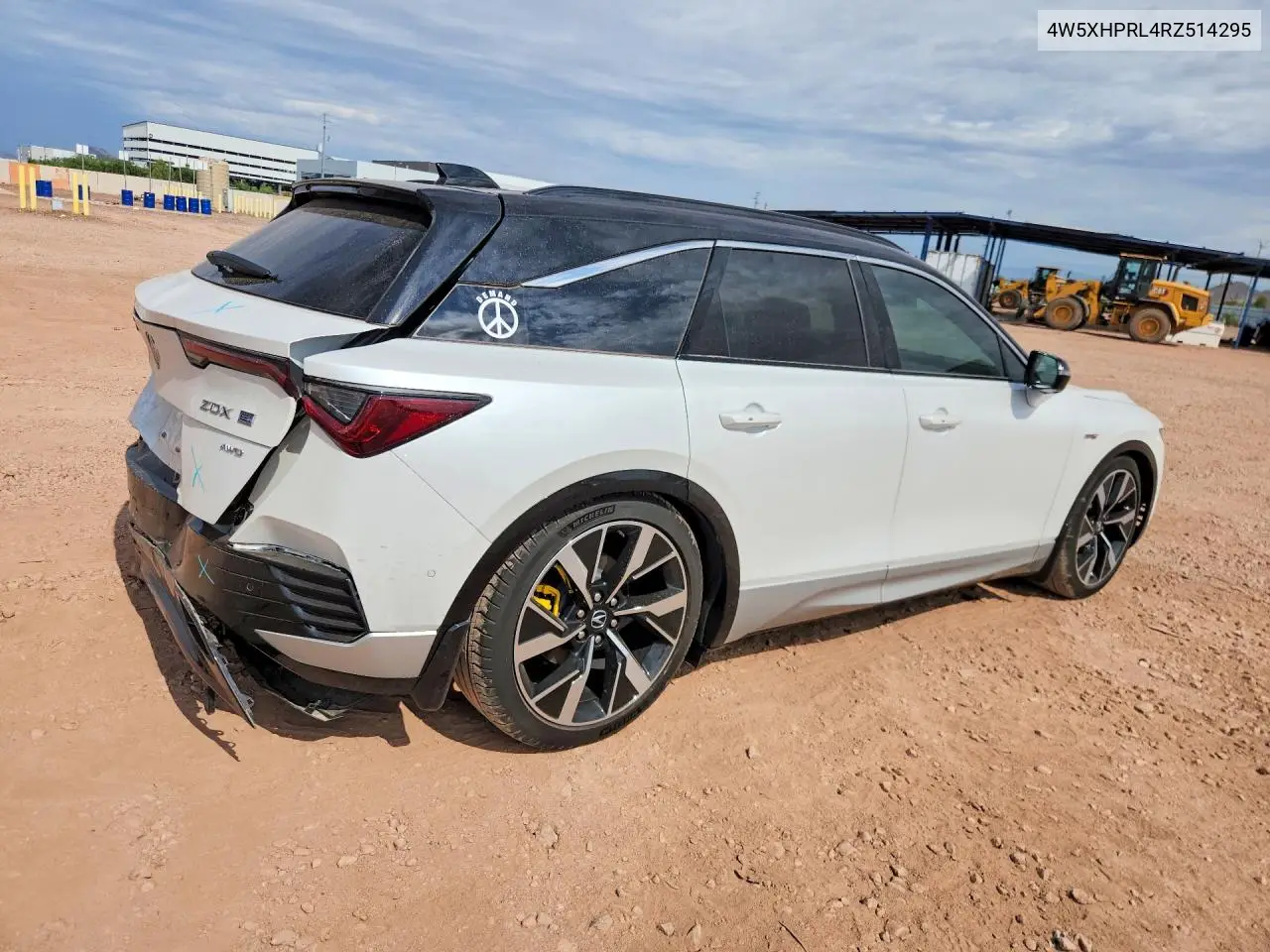 2024 Acura Zdx Type-S VIN: 4W5XHPRL4RZ514295 Lot: 61603716