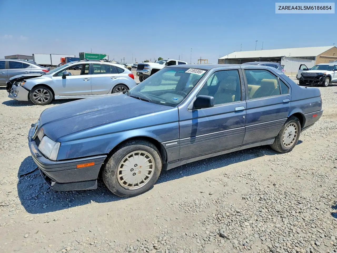 1991 Alfa Romeo 164 L VIN: ZAREA43L5M6186854 Lot: 61565366