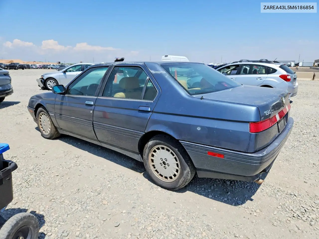 1991 Alfa Romeo 164 L VIN: ZAREA43L5M6186854 Lot: 61565366
