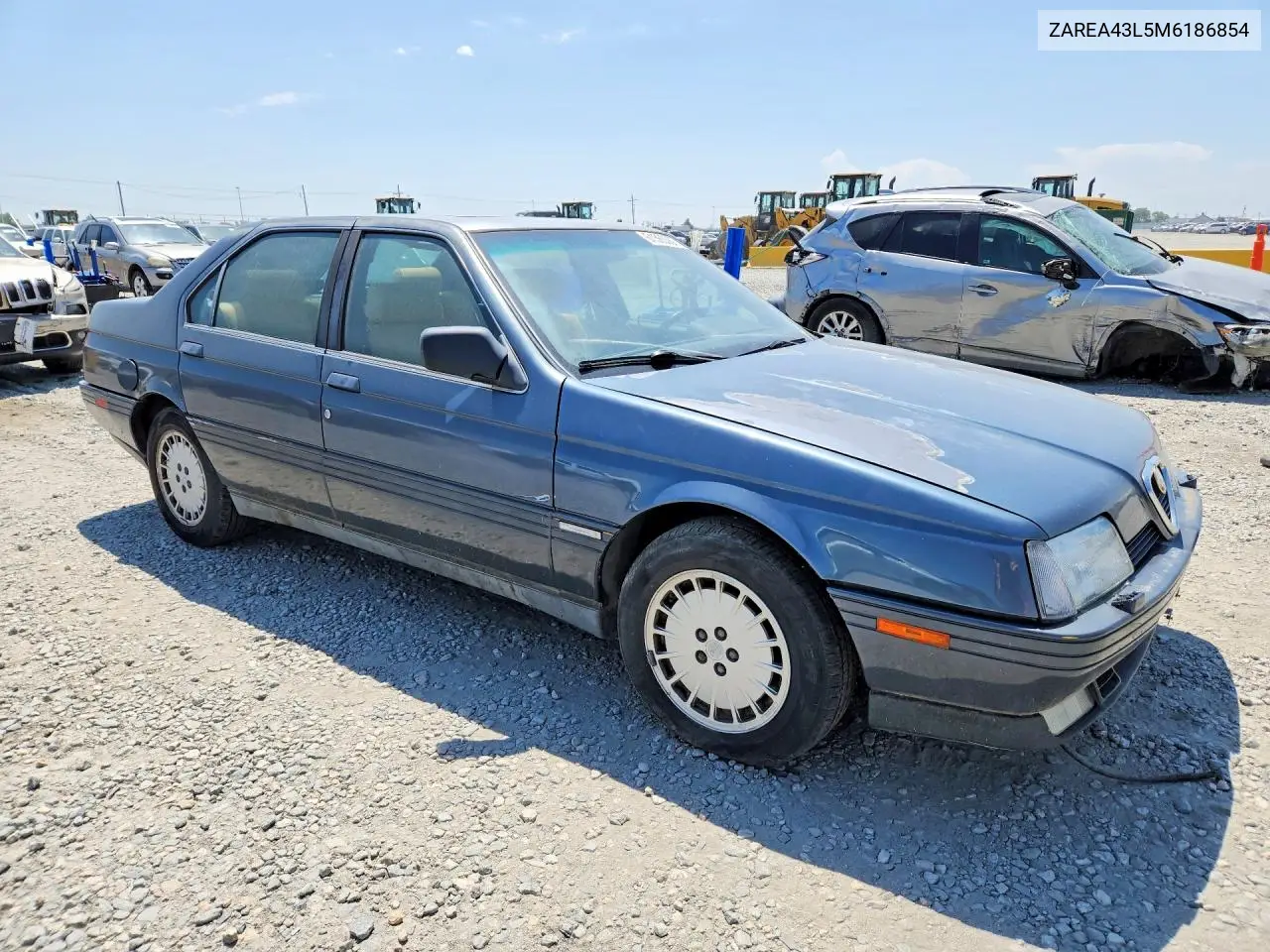 1991 Alfa Romeo 164 L VIN: ZAREA43L5M6186854 Lot: 61565366