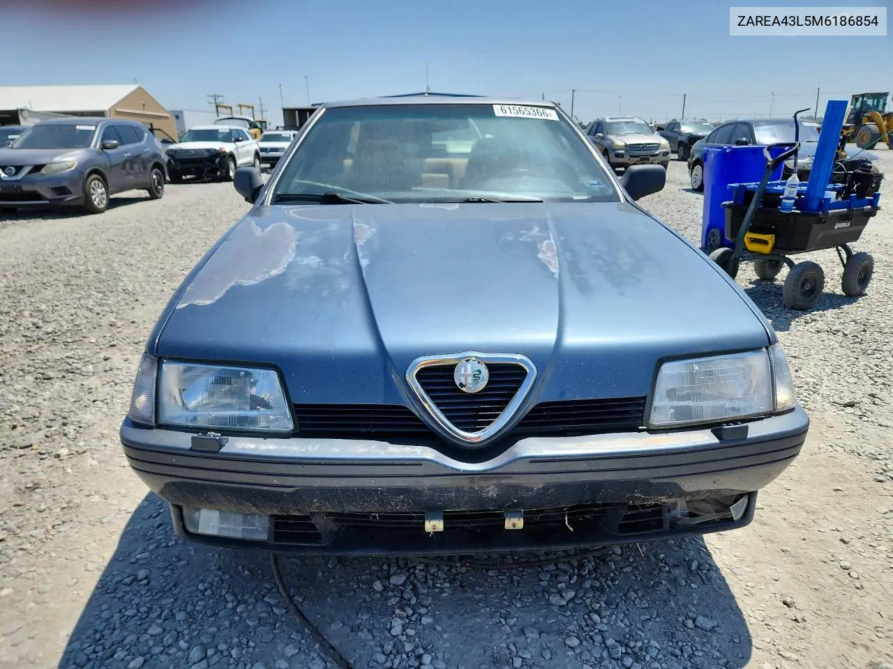 1991 Alfa Romeo 164 L VIN: ZAREA43L5M6186854 Lot: 61565366